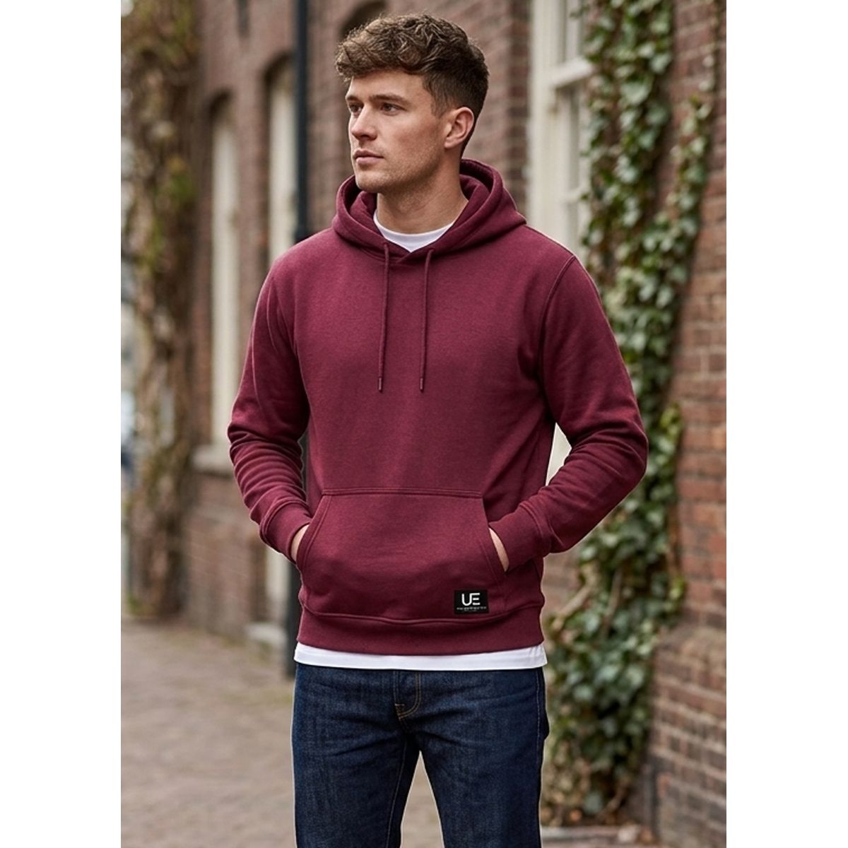 URBAN ESSENTIAL - POLERON CANGURO - HODDIE MEN COLLECTION
