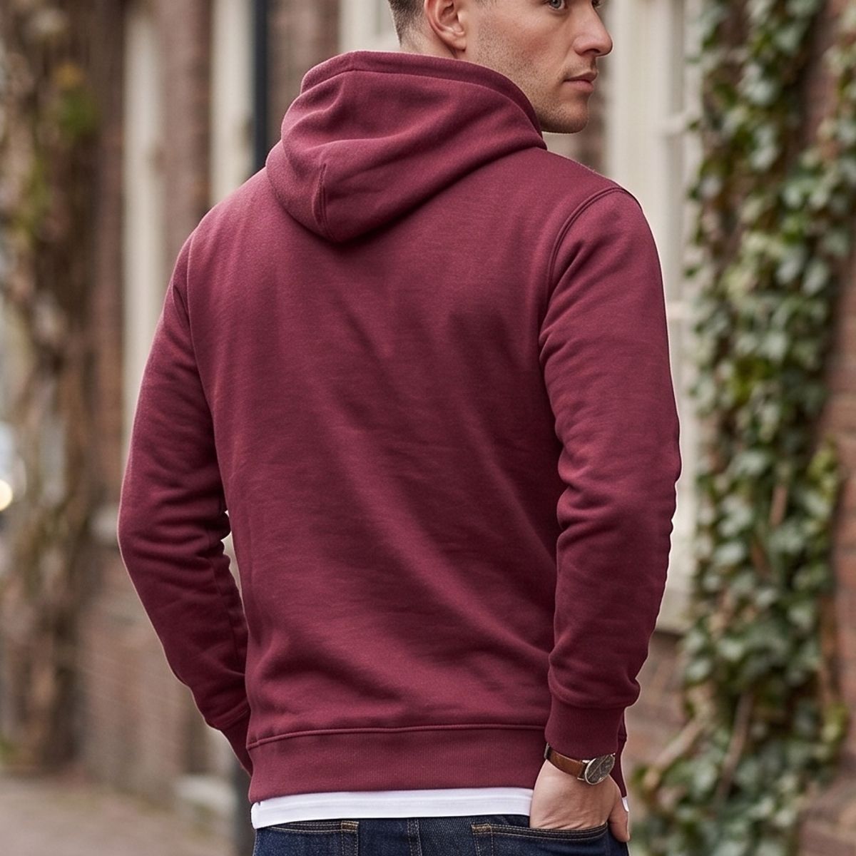 URBAN ESSENTIAL - POLERON CANGURO - HODDIE MEN COLLECTION
