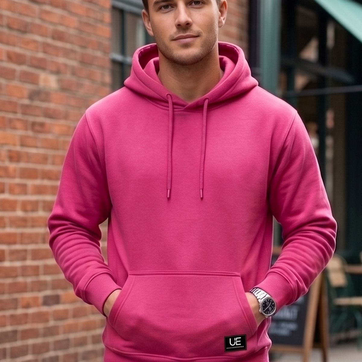 URBAN ESSENTIAL - POLERON CANGURO - HODDIE MEN COLLECTION