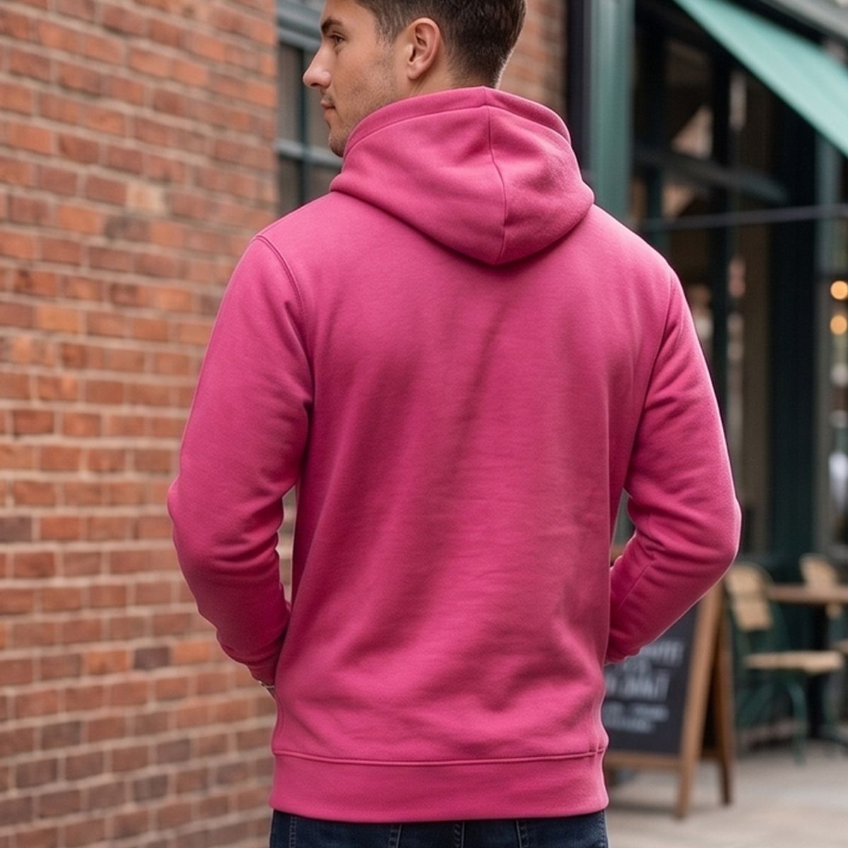 URBAN ESSENTIAL - POLERON CANGURO - HODDIE MEN COLLECTION