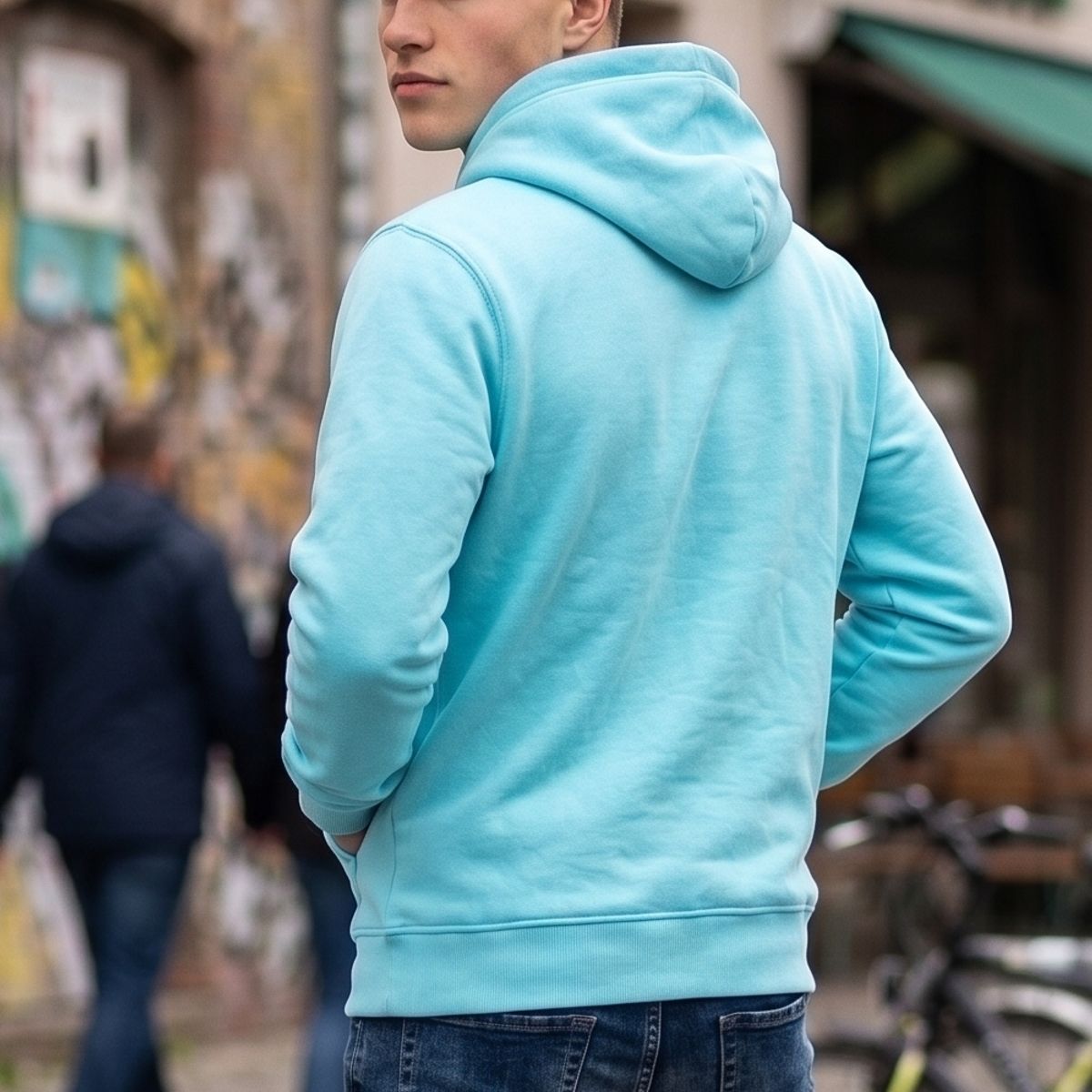 URBAN ESSENTIAL - POLERON CANGURO - HODDIE MEN COLLECTION