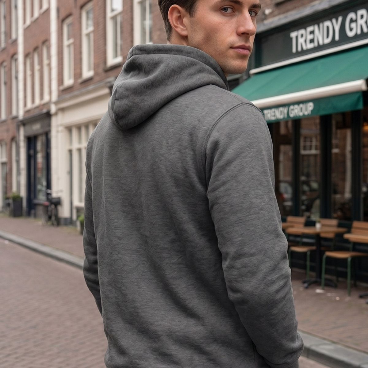 URBAN ESSENTIAL - POLERON CANGURO - HODDIE MEN COLLECTION