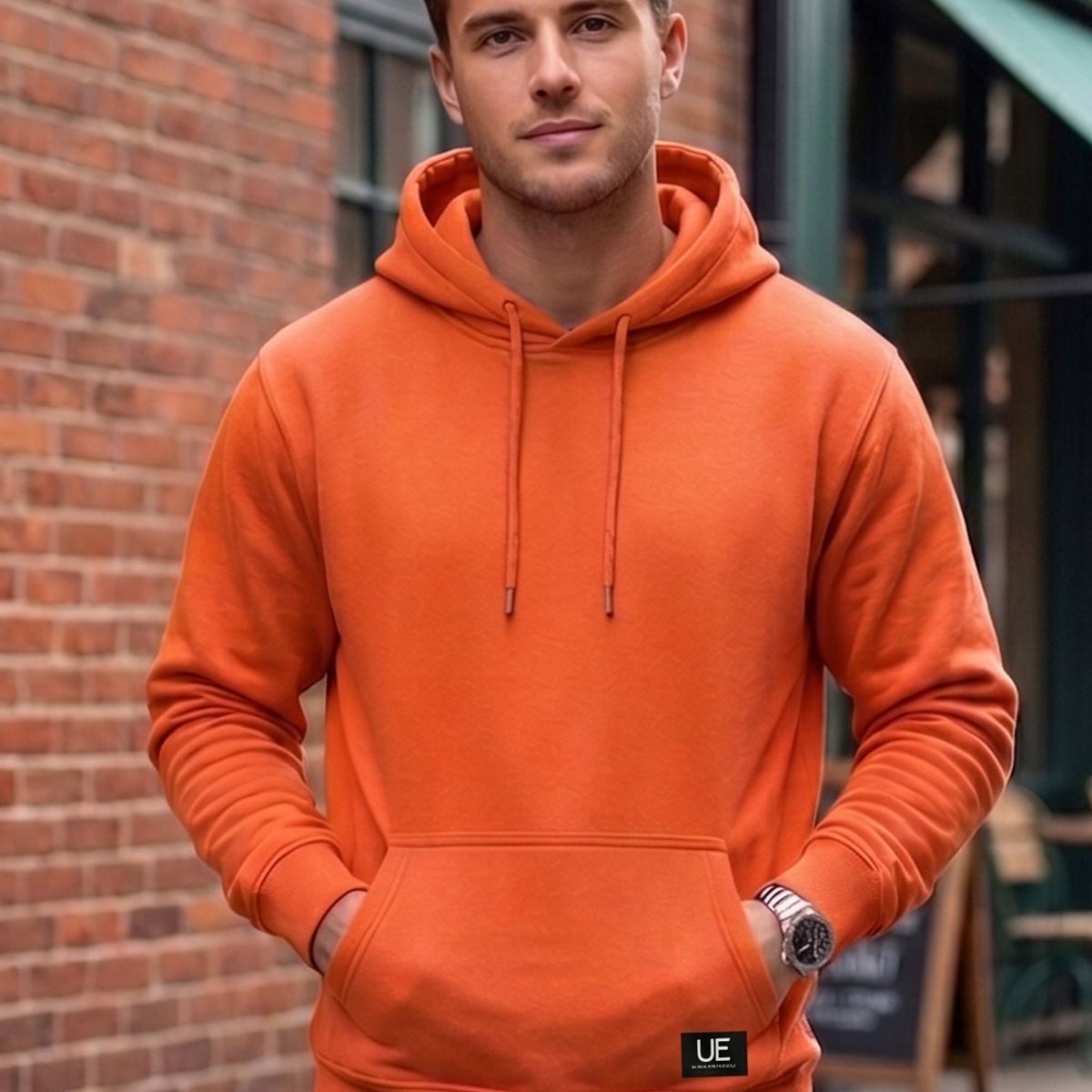 URBAN ESSENTIAL - POLERON CANGURO - HODDIE MEN COLLECTION