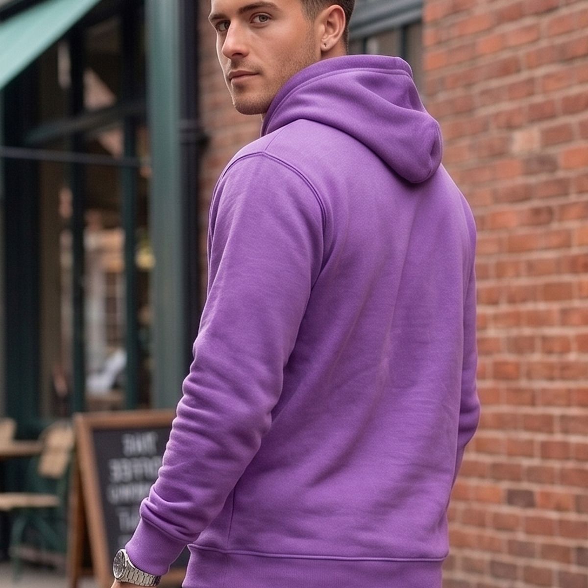 URBAN ESSENTIAL - POLERON CANGURO - HODDIE MEN COLLECTION