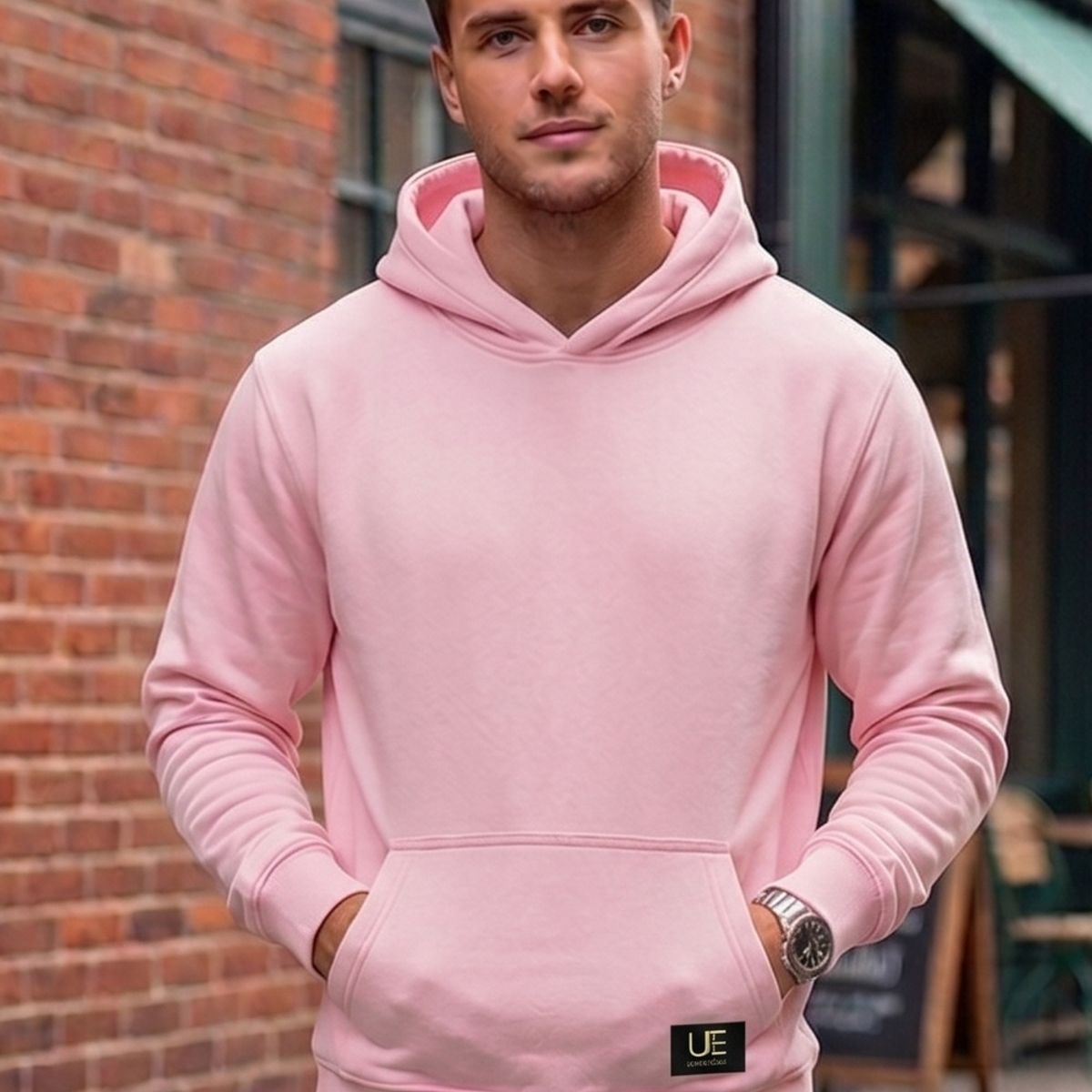 URBAN ESSENTIAL - POLERON CANGURO - HODDIE MEN COLLECTION