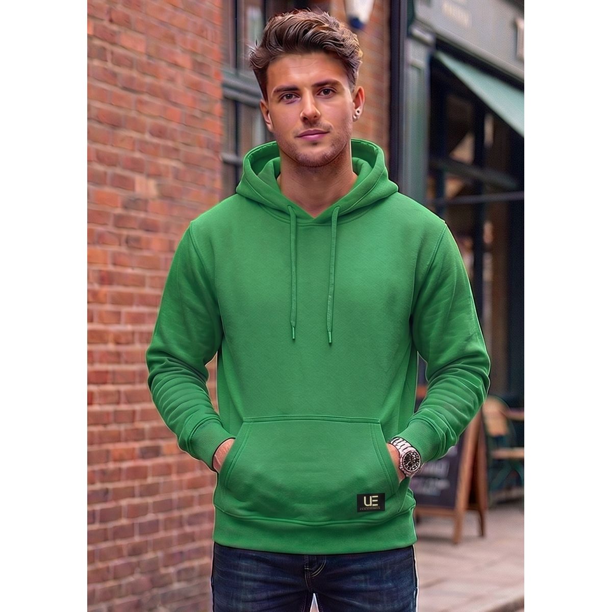 URBAN ESSENTIAL - POLERON CANGURO - HODDIE MEN COLLECTION