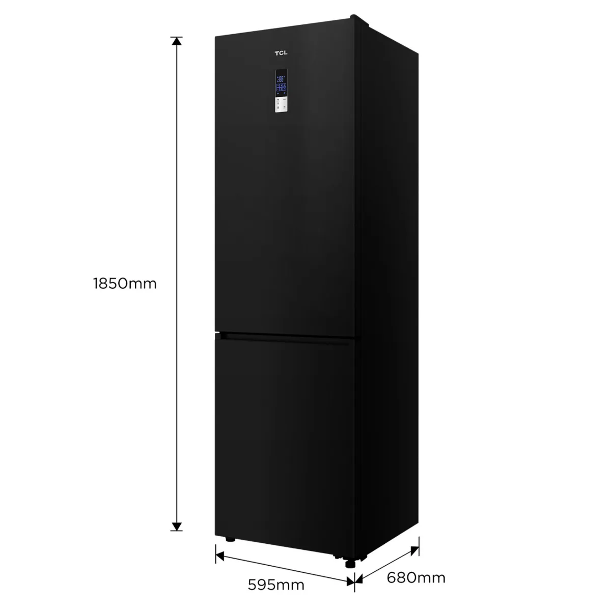 TCL - Refrigerador Bottom Freezer TCL 409L No Frost P409BFB