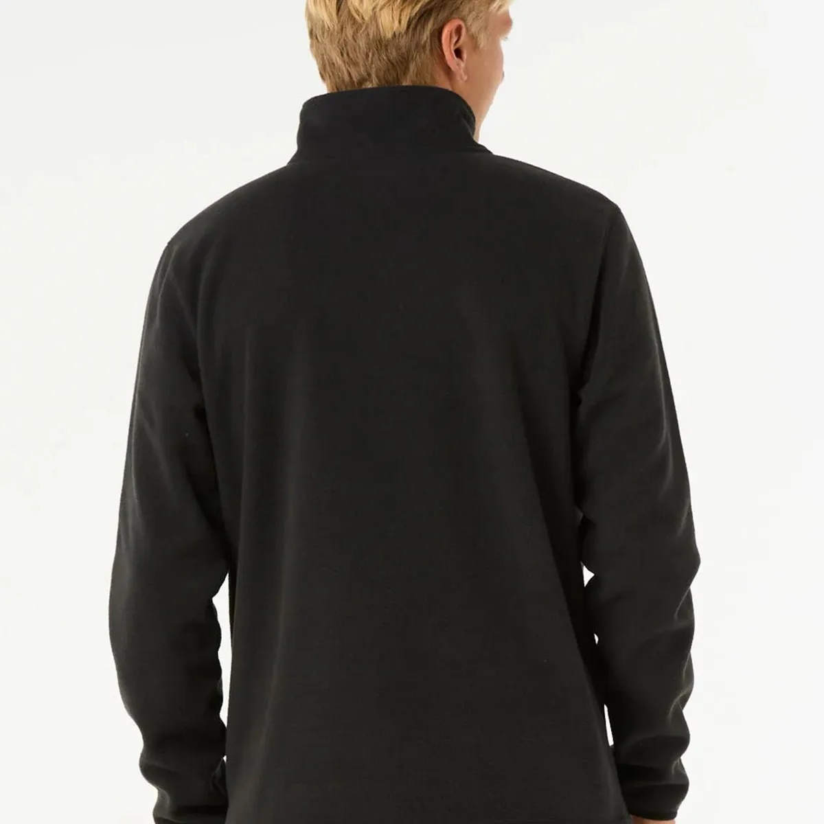 RIP CURL - Poleron Polar Brava Negro Hombre Rip Curl