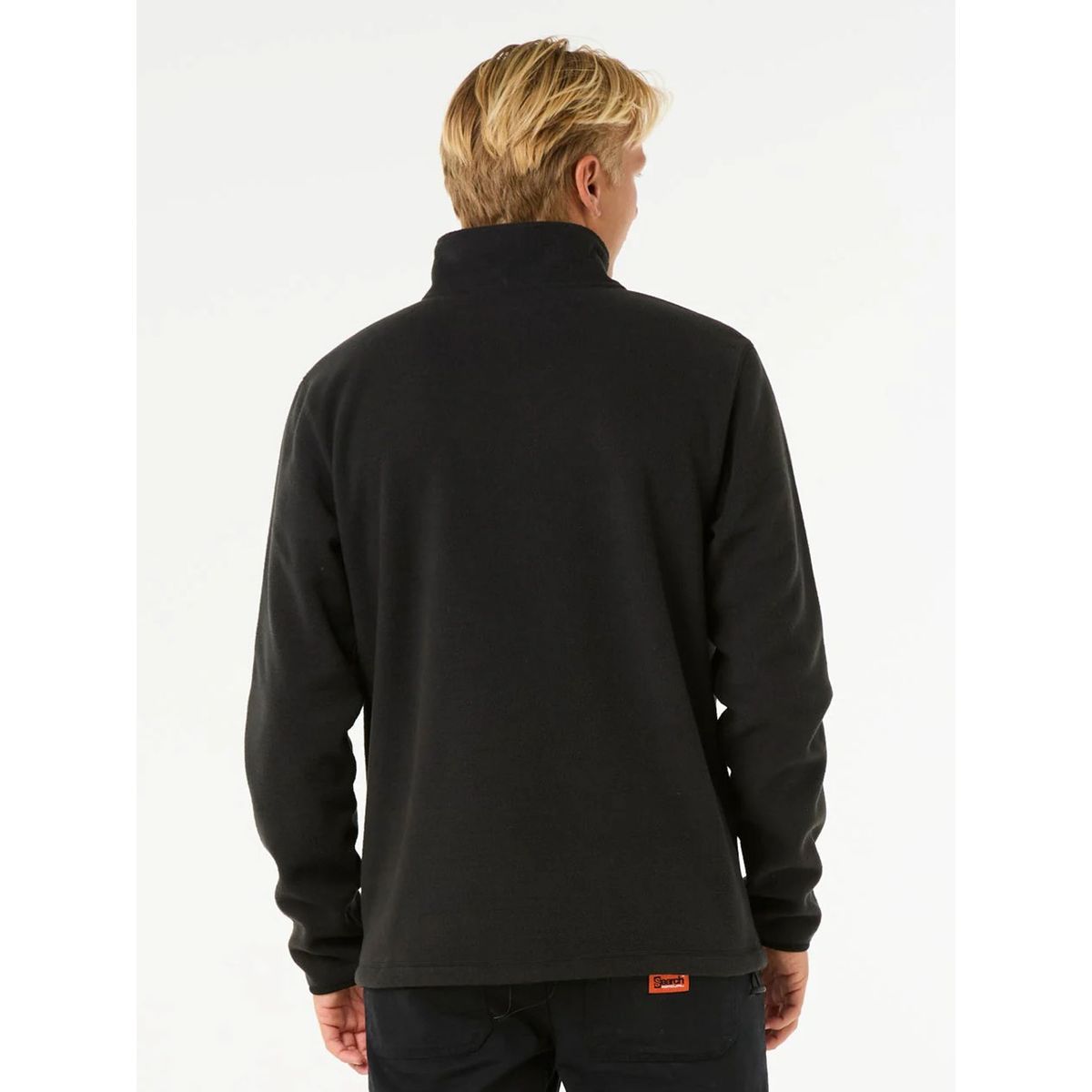 RIP CURL - Poleron Polar Brava Negro Hombre Rip Curl