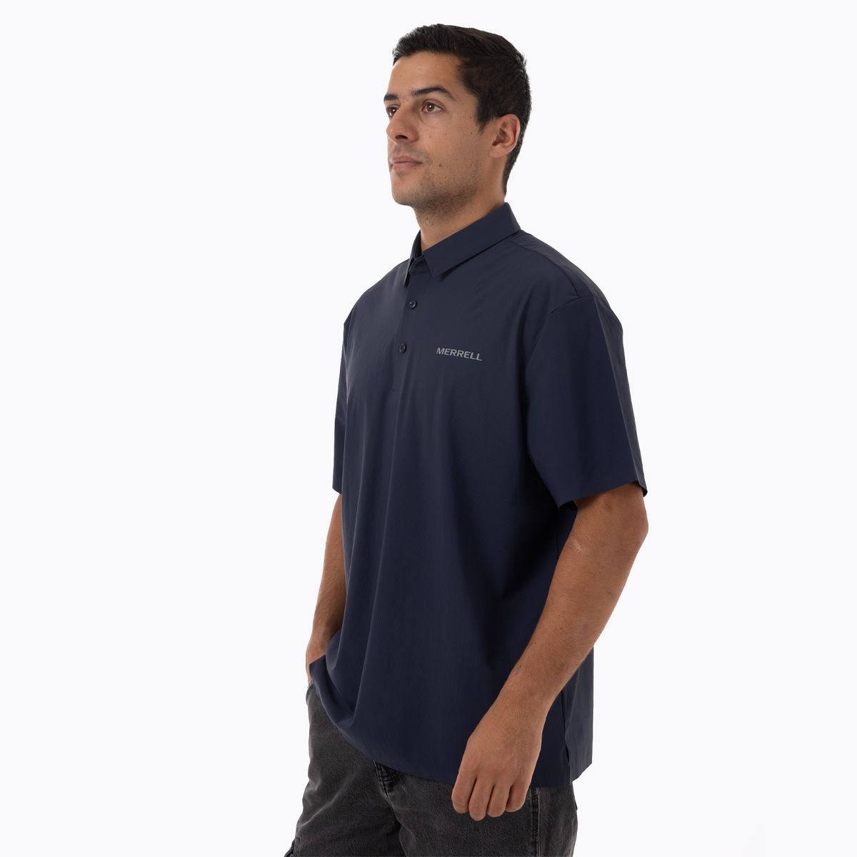 MERRELL - Polera MC Hombre Nova Tech Ss Tee Azul MERRELL