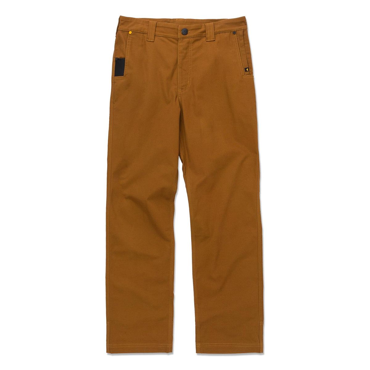 CAT - Pantalón Tiro Medio Casual Hombre BRUSH PANT Café CAT