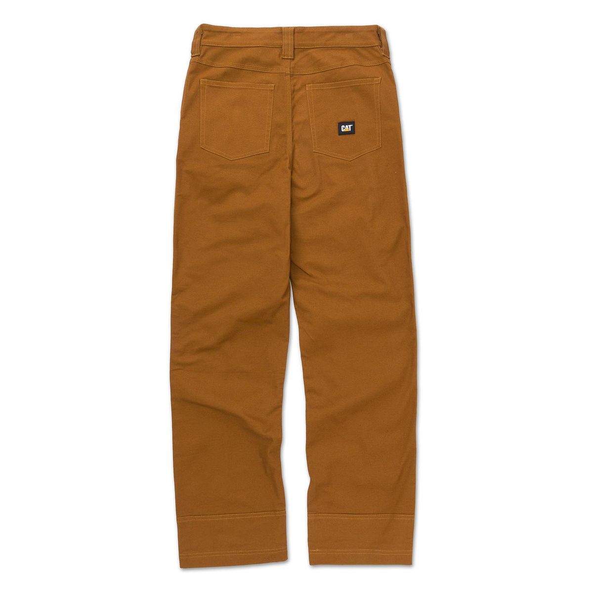 CAT - Pantalón Tiro Medio Casual Hombre BRUSH PANT Café CAT