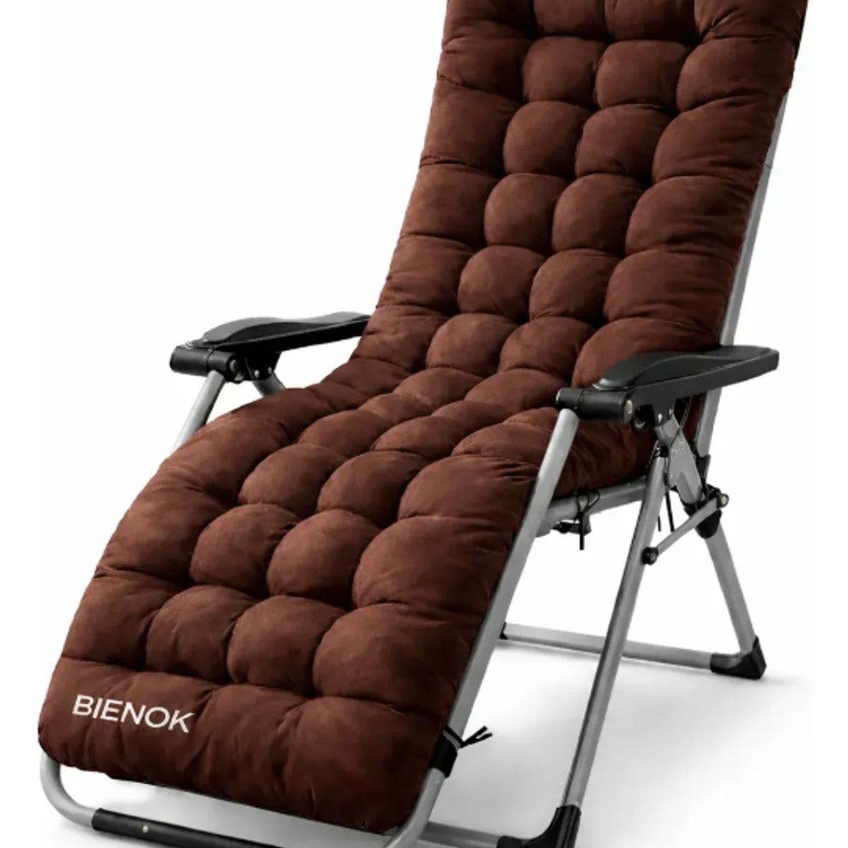 GENERICO - Cojín Acolchado Para Silla Reposera Terraza Ajustable MARRÓN