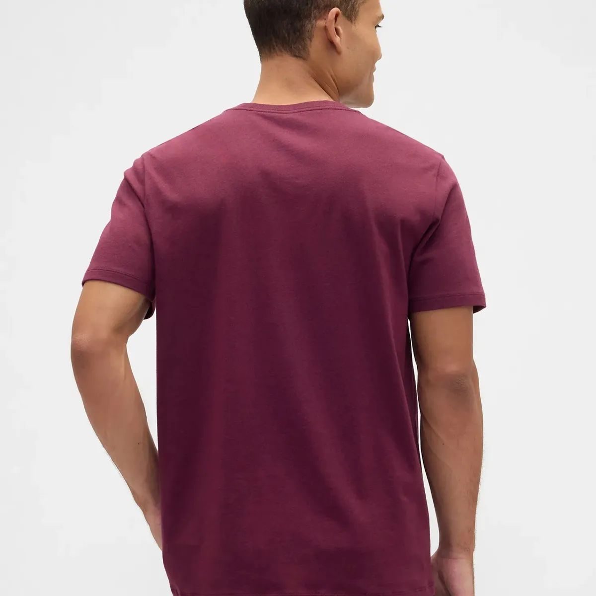 GAP - Polera Hombre Gap Manga Corta Poleras Rojo