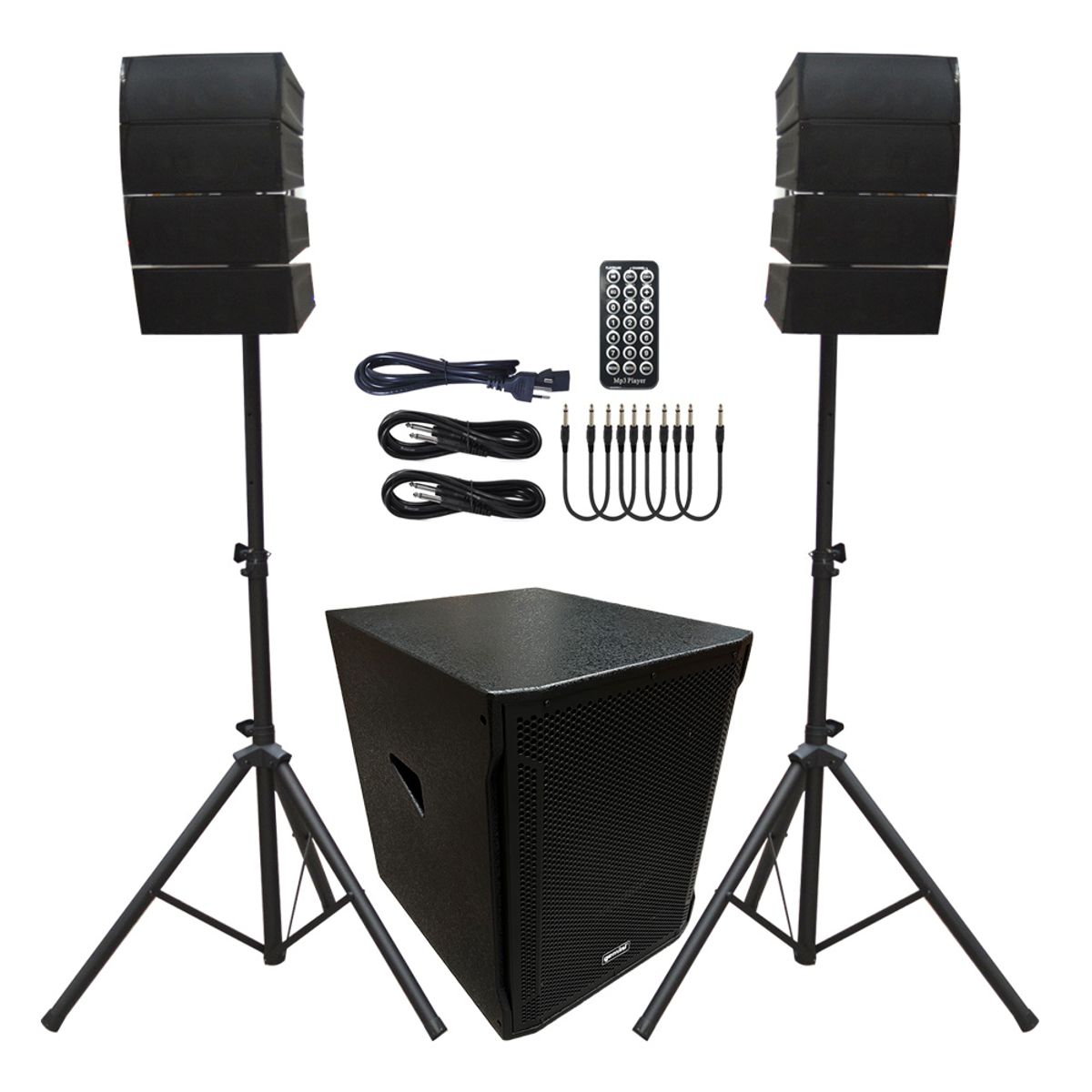 GEMINI - SISTEMA  ARRAY SUB18+8 SATS 700W RMS 2000W MAX CON ATRIL GEMINI