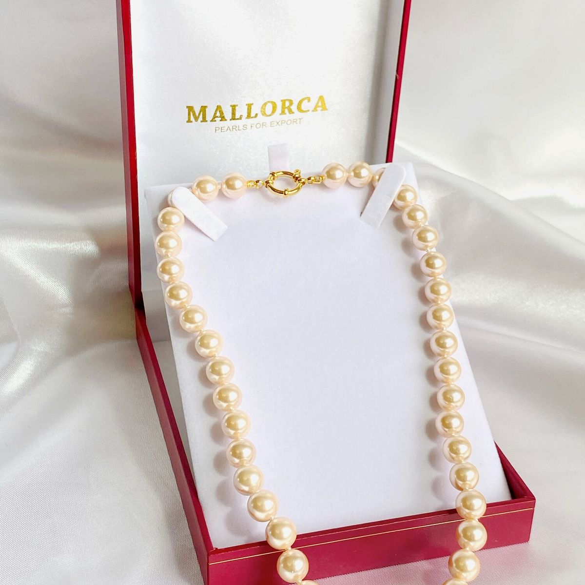 MALLORCA - Collar de Perla de 10mm Mallorca Classica 50cm