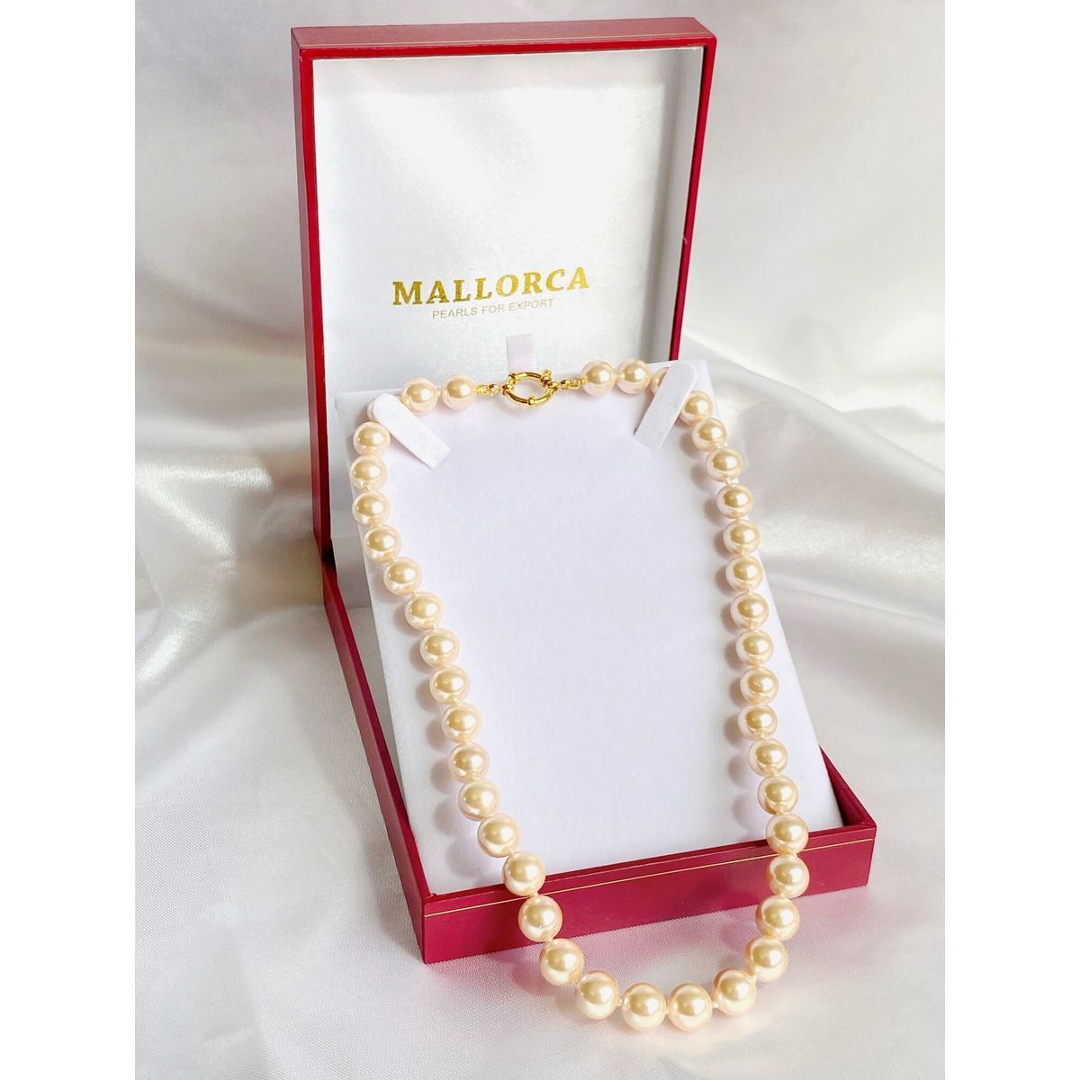 MALLORCA - Collar de Perla de 10mm Mallorca Classica 50cm