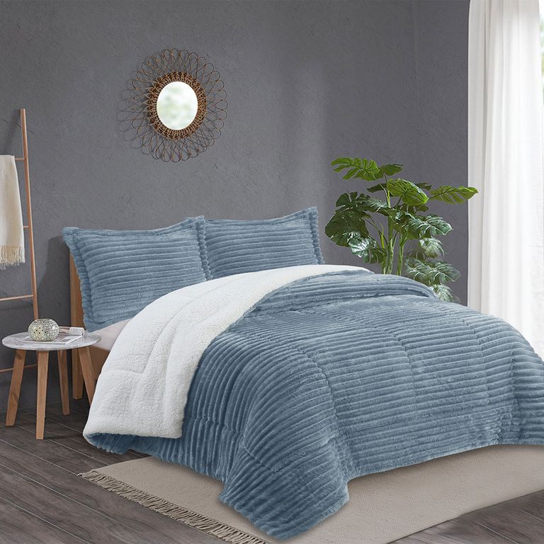 PLUMON STRIPE AZUL 1.5 PL Azul 1,5 PLAZAS