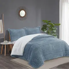 ANDES - PLUMON STRIPE AZUL 2 PL