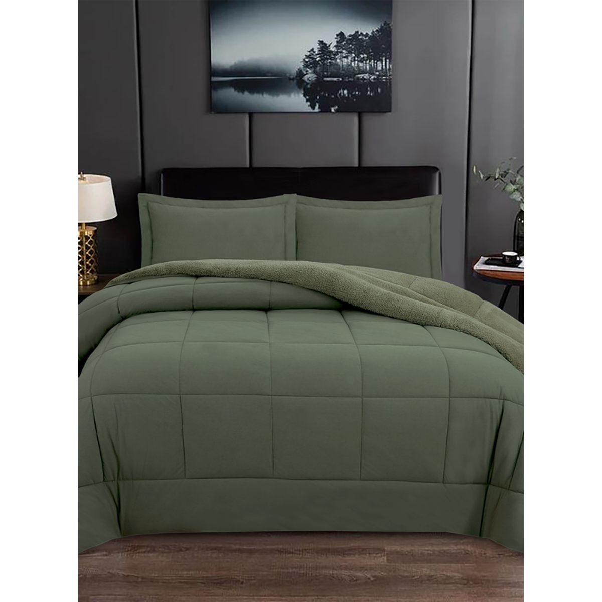 ANDES - PLUMON ANDES VELVET MATTE VERDE 2 PL