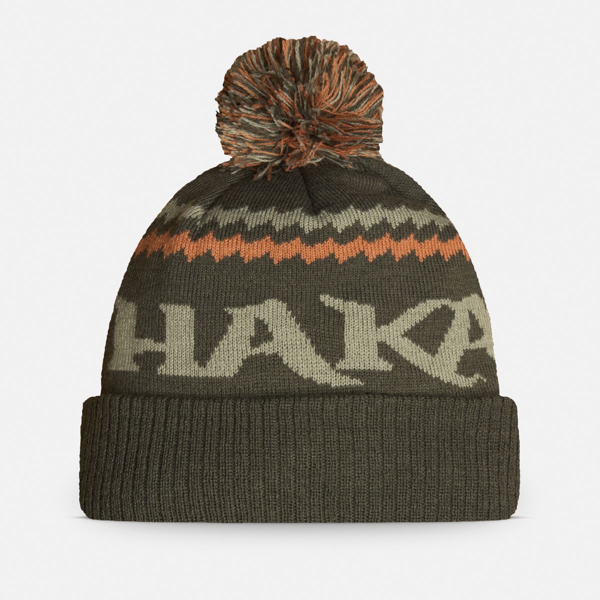 HAKA HONU - Gorro Unisex Yeco Logo Verde Militar Haka Honu