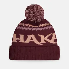 HAKA HONU - Gorro Unisex Yeco Logo Burdeo