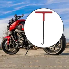 GENERICO - Gancho Extractor De Resorte Tipo T Para Tubos De Escape Moto