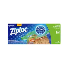 ZIPLOC - 50 Bolsas Herméticas Para Sándwich Chicas