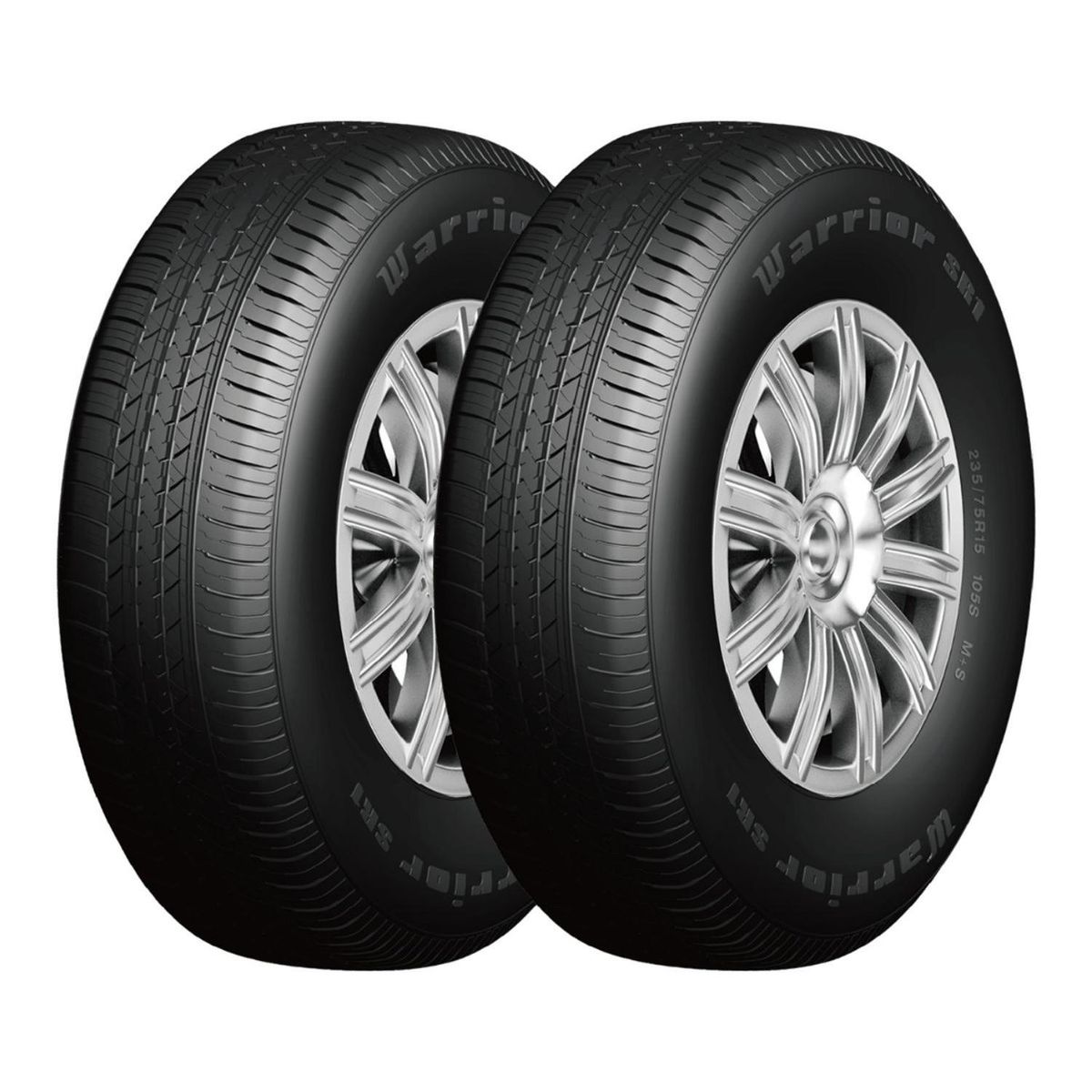WARRIOR - Set 2 Neumáticos 225/60R17 99H SR1HP Warrior PR H/T TL BLK CHN