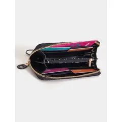 JUANITA JO - Billetera Grande Hand Pocket Negra