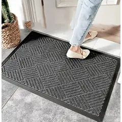 GENERICO - ALFOMBRA DE ENTRADA GRUESA PARA EXTERIOR