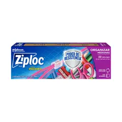 ZIPLOC - 20 Bolsas Con Cierre Para Organizar Medianas