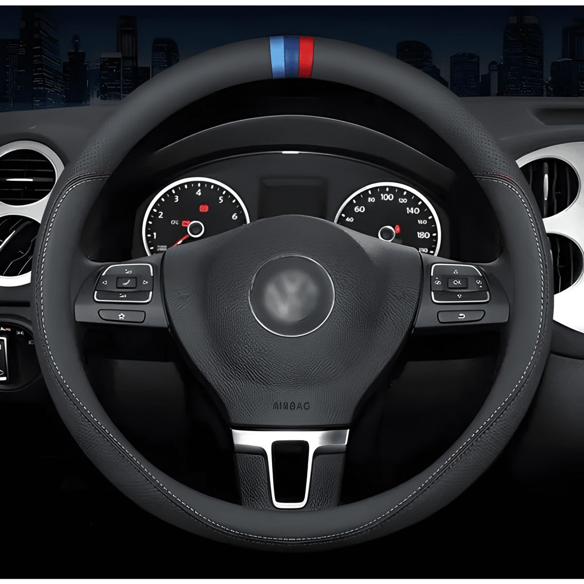 GENERICO - Funda Cubre Volante Ultrafina Adecuada para Vw, Max