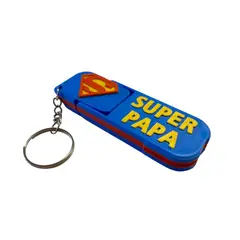 GENERICO - Llavero Soporte de Celular Super Papá - Regalo Día del Padre