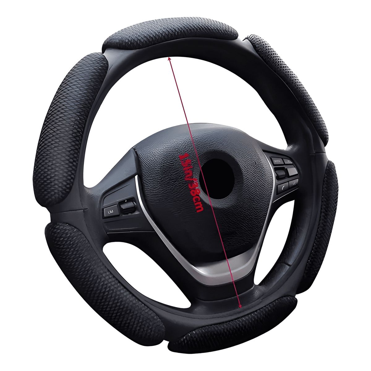 GENERICO - Funda Cubre Volante Universal 3d Acolchado Antideslizanter&