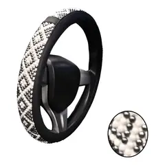 GENERICO - Funda Cubre Volantes Accesorios para Auto Diamante Redondo