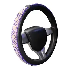 GENERICO - Funda Cubre Volantes Accesorios Auto Diamante Redondo Ultra