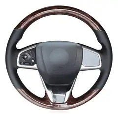 GENERICO - Funda Cubre Volante Cosido Antirresbalante Auto Plus