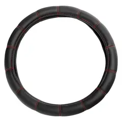 GENERICO - Funda Cubrevolante Pvc 38cm Auto Confort y Estilo Negro
