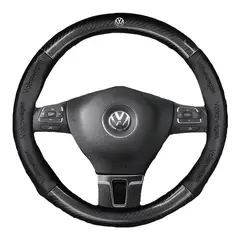 GENERICO - Funda de Volante de Fibra de Carbono de 38 Cm con Forma II