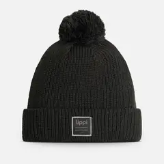 LIPPI - Gorro Unisex Fly Line Pom Blend-Pro Beanie Negro