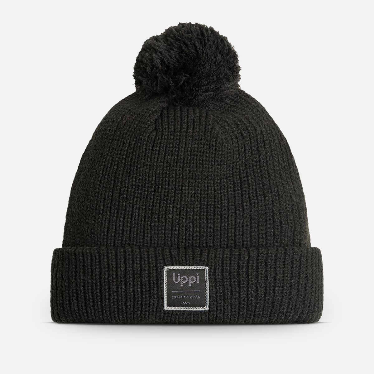 LIPPI - Gorro Unisex Fly Line Pom Blend-Pro Beanie Negro Lippi