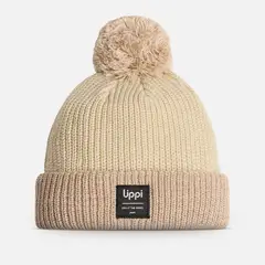 LIPPI - Gorro Unisex Fly Line Pom Blend-Pro Beanie Crema Melange