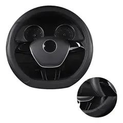 GENERICO - Funda Cubre Volante Tipo D Eco Cuero Antideslizante M37 M37