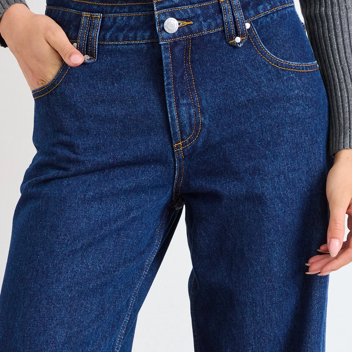 IO - Jeans Liso Mujer Azul Io