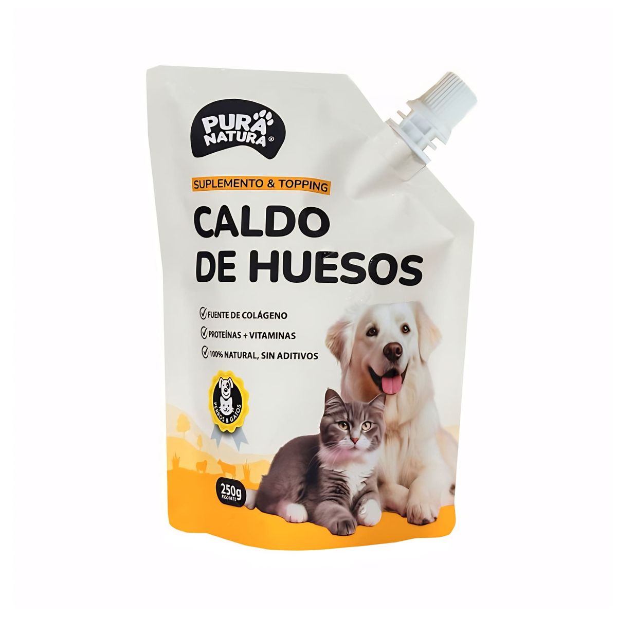 GENERICO - Caldo de huesos para perro y gato Pura Natura