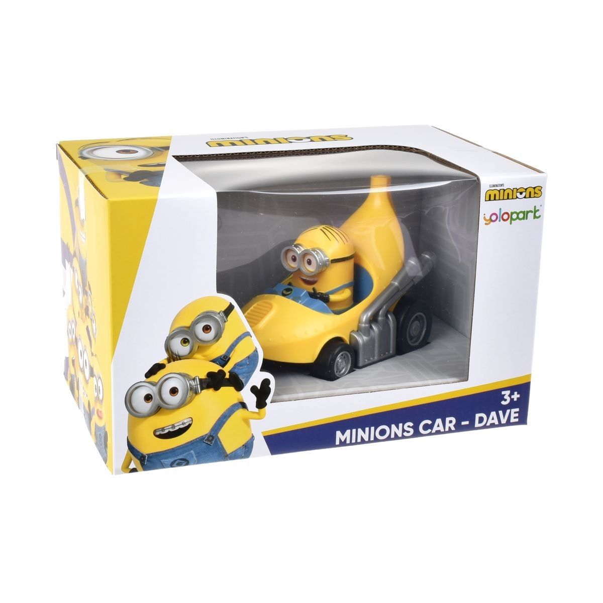 MINIONS - Vehiculo a Friccion con Forma de Banana Minions - Dave
