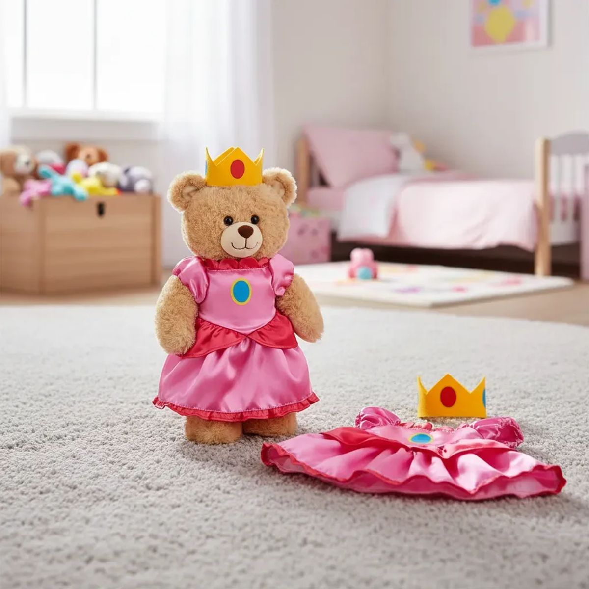 ANSALDO - Disfraz Princesa Mario Bros Build-a-bear