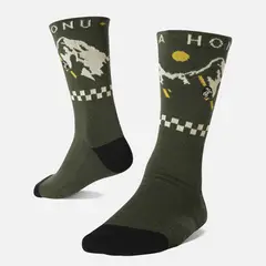 HAKA HONU - Calcetines Hombre Arriero Verde Militar