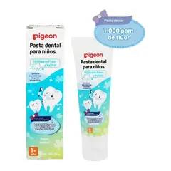 PIGEON - Pasta Dental Infantil Sabor Natural 1000ppm Flúor 45g